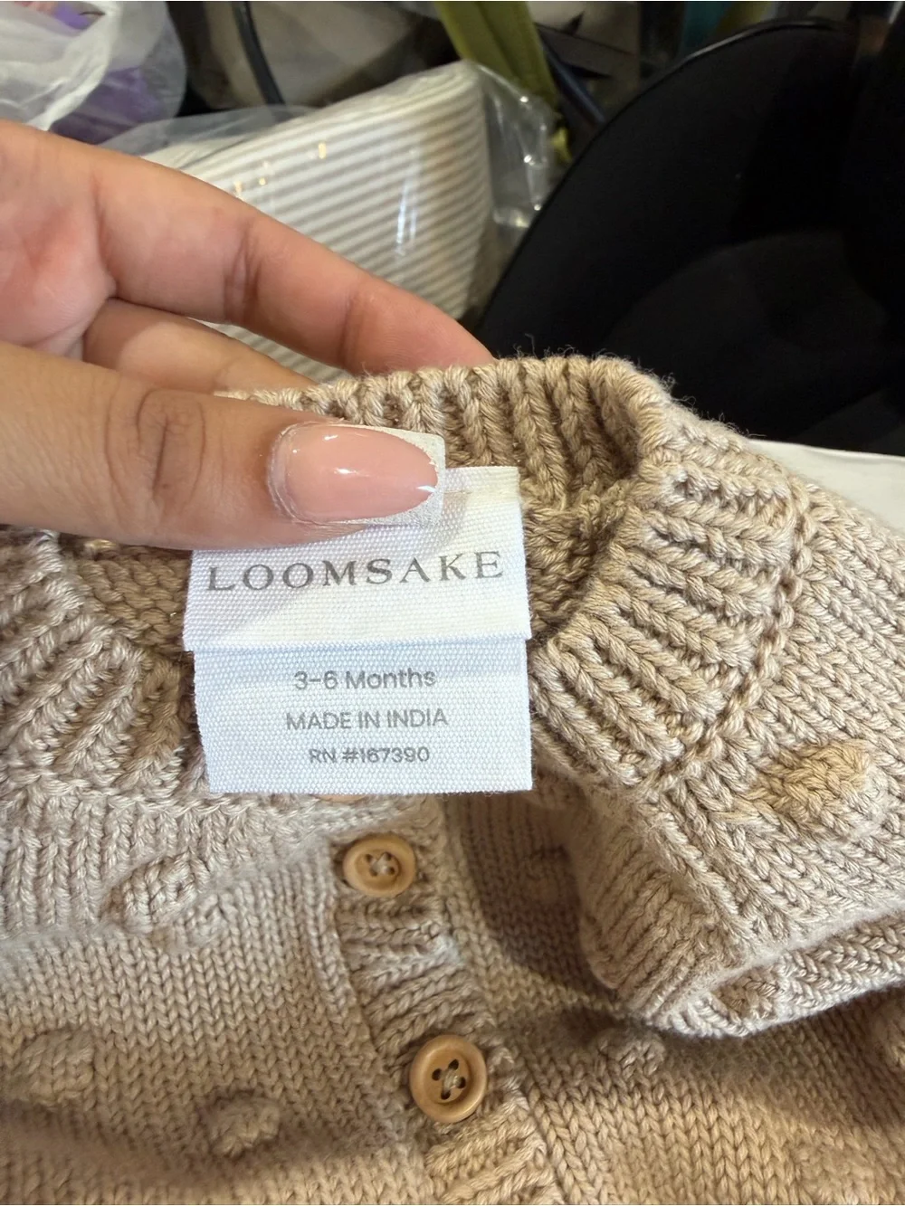 LOOMSAKE 5 PIECE SWEATER GIFT SET 3-6 MONTH